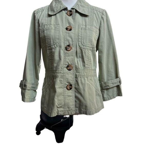 Bamboo traders  military style 100% cotton blazer - Picture 1 of 8